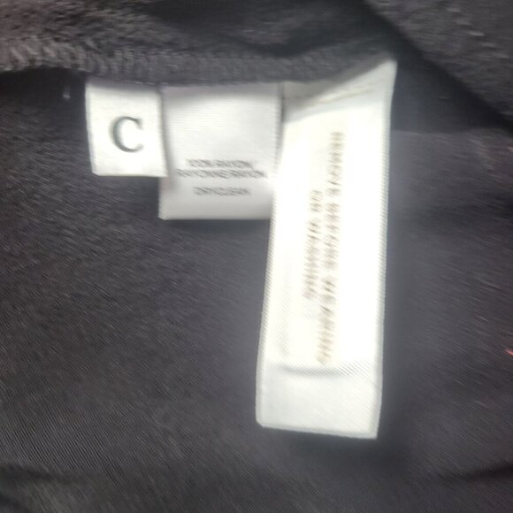 Ann Taylor Loft Coral & Black Sleeveless Dress Size 6 Polyester Blend - Picture 3 of 7